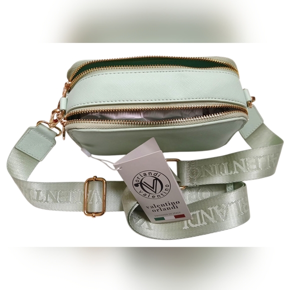 VALENTINO ORLANDI Women's Crossbody Camera Purse Bag Mint Green NWT - Picture 5 of 6